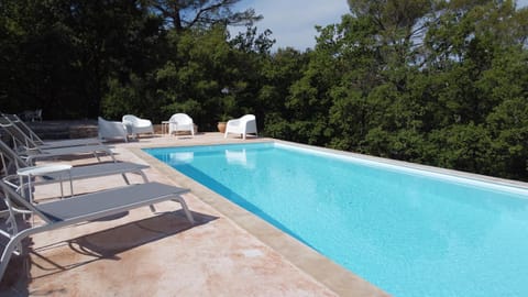 Pool view, Swimming pool, sunbed