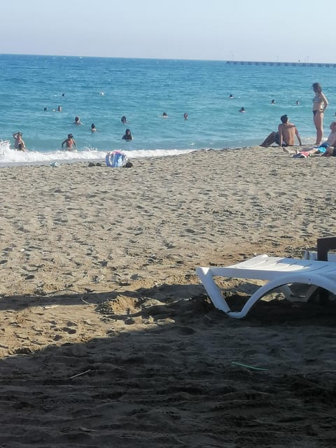 Communal lounge/ TV room, Day, Beach, Sea view, sunbed