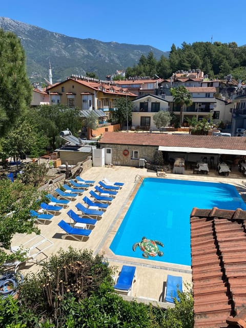 Natural landscape, Mountain view, Pool view, Swimming pool, sunbed