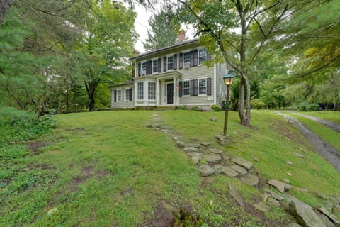 Historic Connecticut Home with Grill and Spacious Yard House in Westport