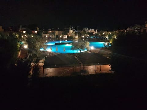 Night, Pool view