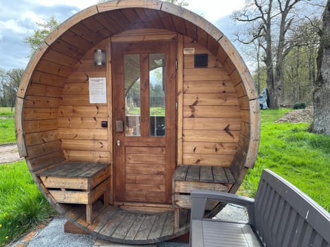 Spring, Day, Garden, Sauna, Garden view