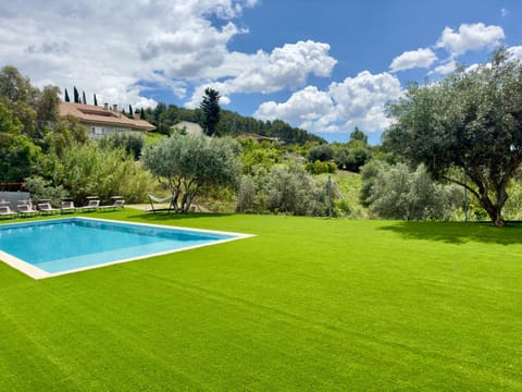 Spring, Day, Natural landscape, Garden, Garden view, Pool view, Swimming pool