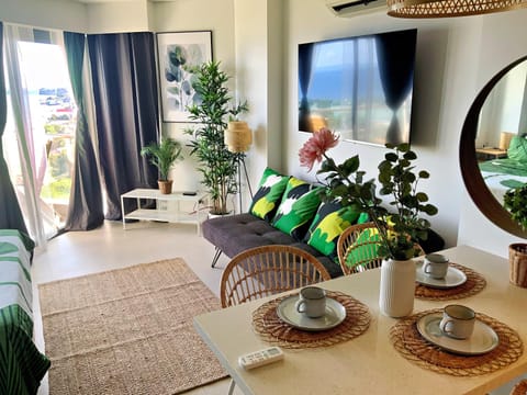 Dominiks nature and silent Jungle Studio Epic Ocean View Tambuli Mactan Pool Beach High Floor Apartment in Lapu-Lapu City