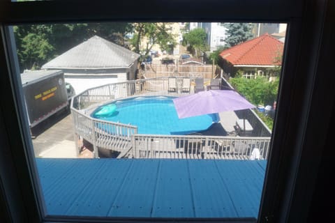 Patio, Pool view