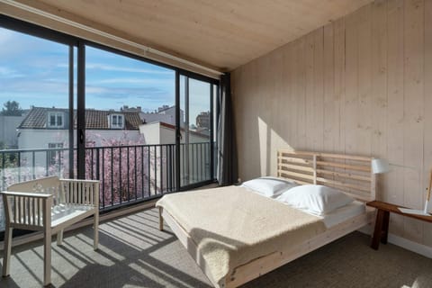 Bed, View (from property/room), Balcony/Terrace, Photo of the whole room, Bedroom