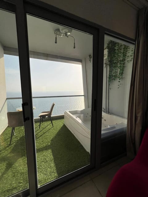 Patio, Day, View (from property/room), Balcony/Terrace, Garden view, River view, Sea view, sunbed