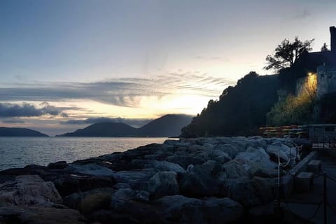 Nearby landmark, Natural landscape, Sea view, Sunset