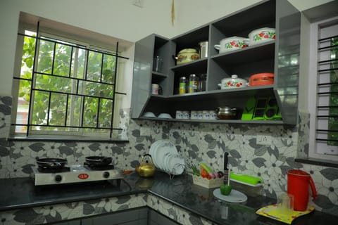 Kitchen or kitchenette, Food, stove