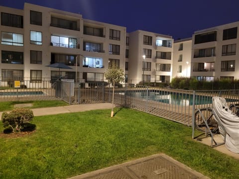 Night, Garden, Garden view, Pool view, Swimming pool