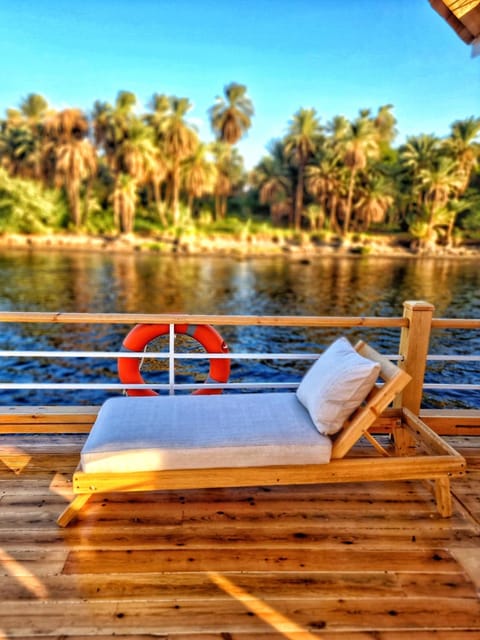 Dahabiya Nile Sailing - Mondays 4 Nights from Luxor - Fridays 3 Nights from Aswan Docked boat in Luxor Governorate