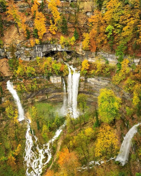 Natural landscape, Bird's eye view