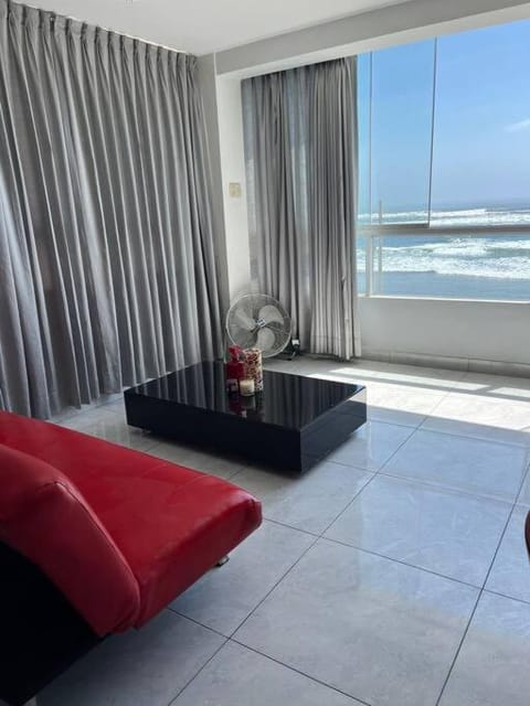 Living room, Seating area, Sea view