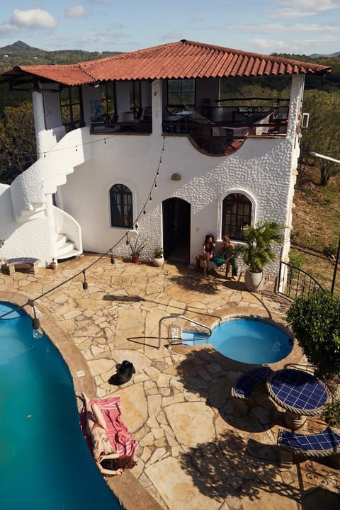 Patio, Pool view, Swimming pool, sunbed