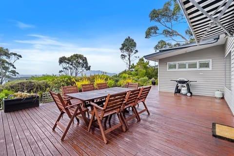 Sea views at Spring Beach Tasmanias East Coast Haus in Orford