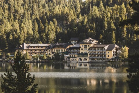 Property building, Natural landscape, Lake view, Mountain view