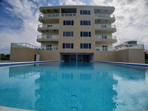 Property building, Pool view, Swimming pool