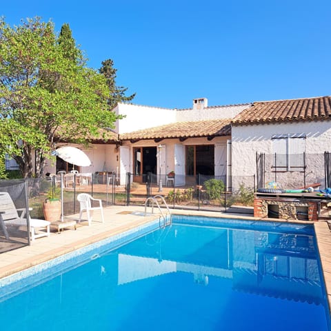 Property building, Patio, Pool view, Swimming pool