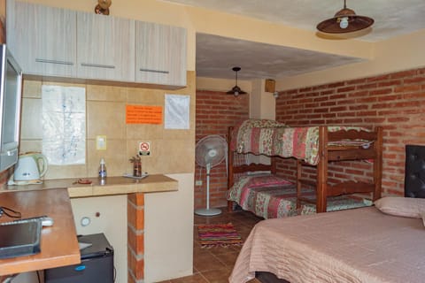 Bed, TV and multimedia, Bedroom, bunk bed, fireplace