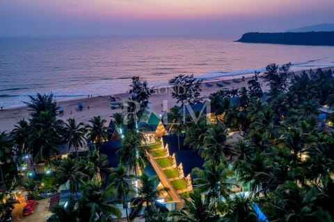 Beach, Sea view, Sunset