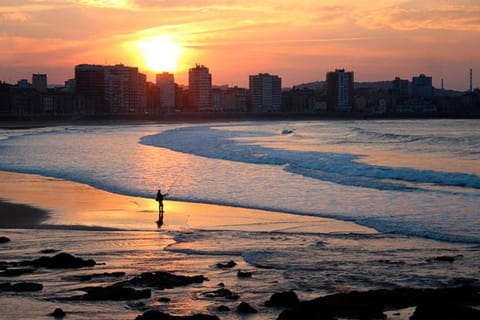 Nearby landmark, Beach, Sunset