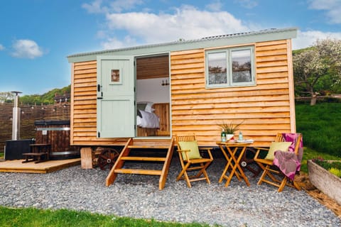 Bramley Hut Allerford Chalet in West Somerset District