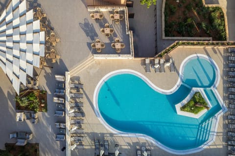 Bird's eye view, Swimming pool, sunbed