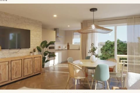 TV and multimedia, Kitchen or kitchenette, Living room, Dining area