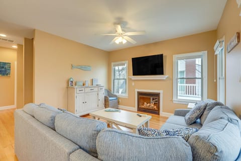 Long Beach Island Townhome with Rooftop Deck! Casa in North Beach Haven