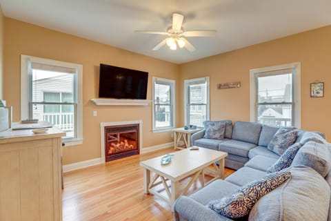 Long Beach Island Townhome with Rooftop Deck! Maison in North Beach Haven