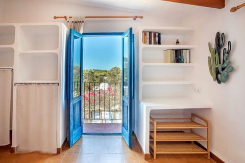 Haus Migjorn Es Cal, Terrasse mit Meerblick House in Formentera