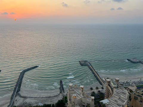 Nearby landmark, Beach, Sunset