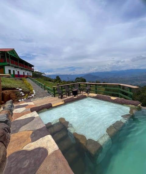 Natural landscape, Mountain view, Pool view, Swimming pool