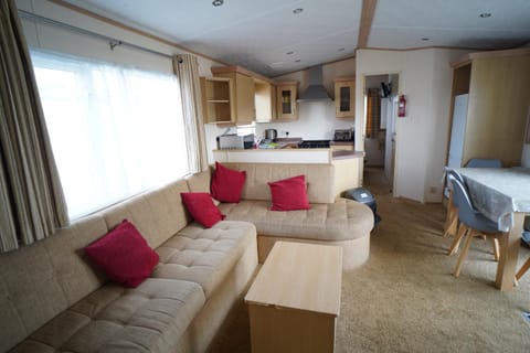 pet stay free heacham 3 bedroom van with decking Chalet in Heacham