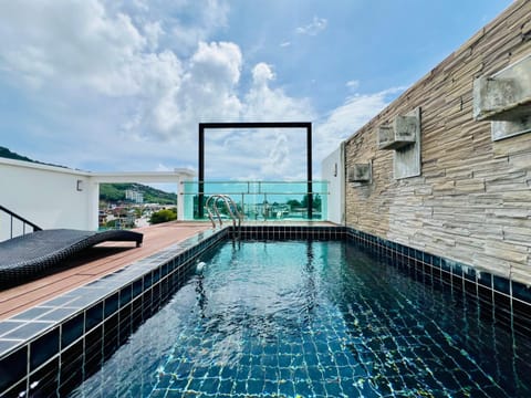 Pool view, Swimming pool, sunbed