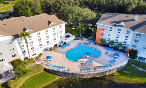 Property building, Pool view, Swimming pool