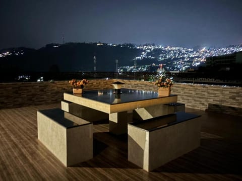 Night, Balcony/Terrace, Mountain view