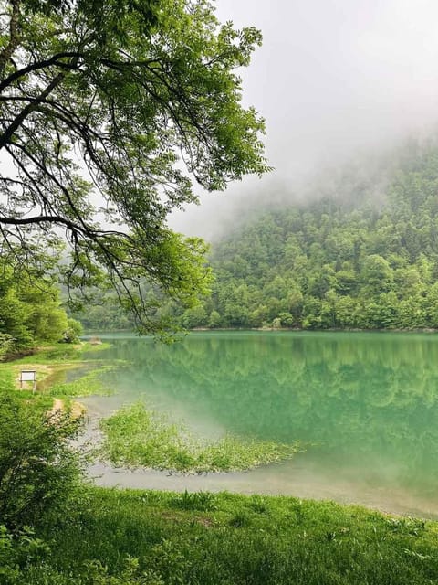 Spring, Day, Natural landscape, Lake view, Mountain view