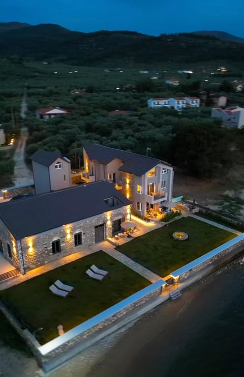 Property building, Night, Bird's eye view