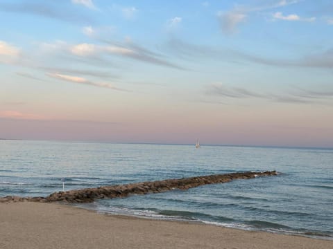 Natural landscape, Beach, Sea view, Sunset