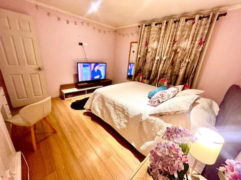 Bed, TV and multimedia, Living room, Photo of the whole room, Evening entertainment, Bedroom