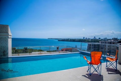 Oceanview palm Terrace Apartment in Mombasa