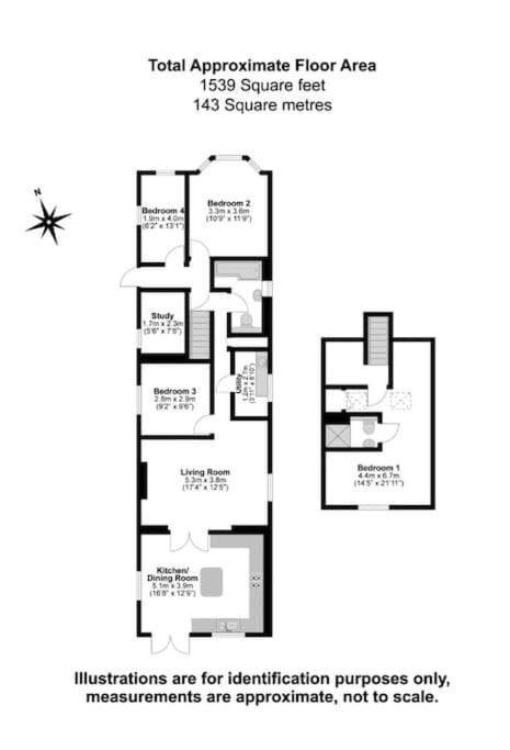 Large Bungalow to sleep up to 8 House in Slough