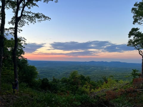 Natural landscape, View (from property/room), Mountain view, Sunset