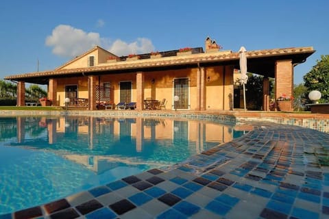 Property building, Patio, Pool view, Swimming pool