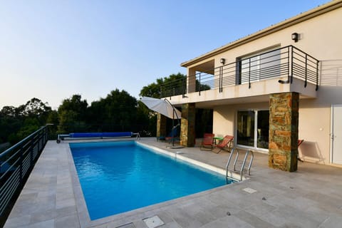 Property building, Patio, Swimming pool