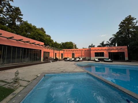 The Blue Lotus Chalet in New Delhi