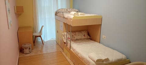 Photo of the whole room, Bedroom, bunk bed