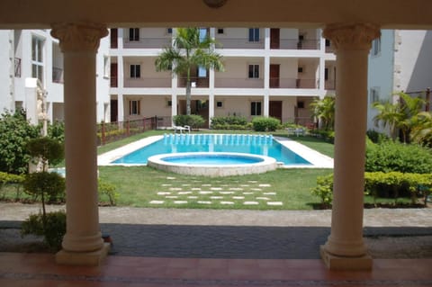 Property building, Pool view, Swimming pool