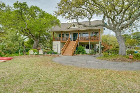 Wilmington Getaway with Dock and Masonboro Island View House in Wilmington